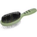 Large Plastic Pin And Bristle Combo Brush